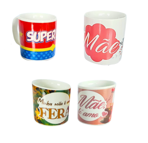 CANECA DE PORCELANA 300ML - MÃE - UT11-20