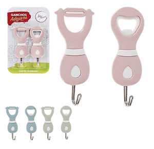 GANCHO ADESIVO C/2 PÇS - ZU139