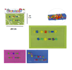 QUADRO ENCAIXE C/LETRAS/NUMEROS - ZB1637
