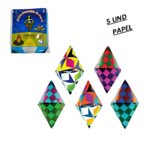 BALÃO DECORATIVO DE PAPEL C/5 UNID