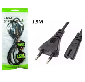 CABO DE FORÇA 2 PINOS 1,5 M - XC-CF-15