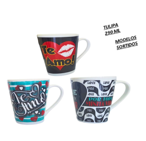 CANECA TULIPA 290ML - LOVE