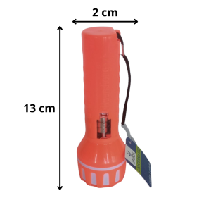 LANTERNA 1 LED C/BATERIA 13CM - SY318