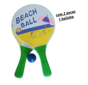 RAQUETE DE FRESCOBOL C/BOLA - RAQ001