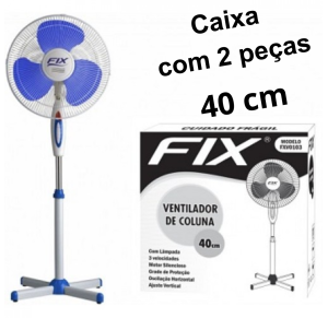 VENTILADOR PEDESTAL 40CM C/2 PÇS - 220V - FXV01004