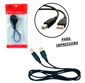 CABO USB P/IMPRESSORA C/1.5M - D-5001 1.5M
