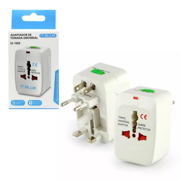 ADAPTADOR TOMADA UNIVERSAL - LE-1055