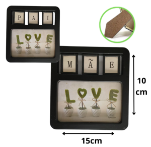 PORTA RETRATO 10X15 PAI E MÃE - B113