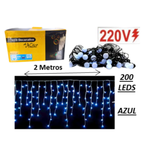 REDE 200 LEDS BOLA AZUL 2X2M 220V - NTM15201A220V