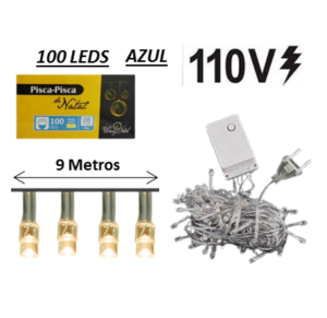 NT - PISCA 100 LEDS AMBAR 127V - NTL2100Q127V