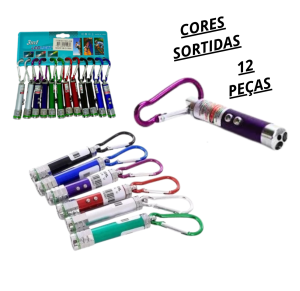 LANTERNA LASER C/12 PÇS - AX20323-A