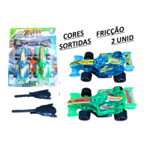 CARRO F1 A FRICÇÃO C/2 PÇS 17,5X14CM - BA-11634