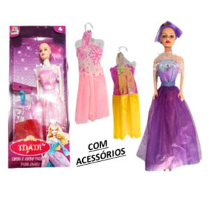BONECA MADI C/ROUPINHAS - JR0245