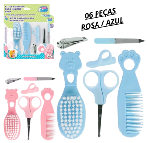 KIT CUIDADOS P/BEBE HIGIENE C/6 PÇS - ZU2062
