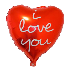 BALÃO CORAÇÃO I LOVE YOU 45CM - Q22002