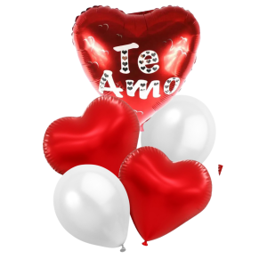 BALÃO KIT C/5 PÇS TE AMO - Q23463