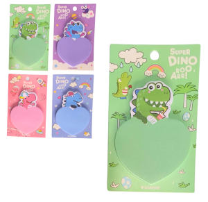 BLOCO ADESIVO C/20 FLS  9X7CM SUPER DINO - FMC6500-24-DI