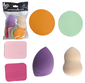 ESPONJA FACIAL C/6 PÇS - MF-3923