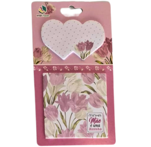 BLOCO ADESIVO MÃE 40FLS SORTIDO - HA80857