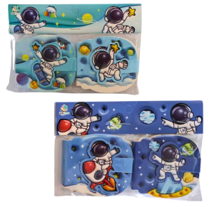 BLOCO DE ANOTAÇÃO ASTRONAUTA 6,5X6,4CM C/2 PÇS - HA85154