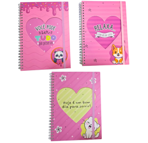 CADERNETA P/ANOTAÇÕES 21X15CM C/100 FLS - DT5018