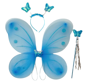 ASA BORBOLETA COM VARINHA E TIARA - A632