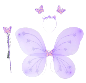 ASA BORBOLETA COM VARINHA E TIARA - A632