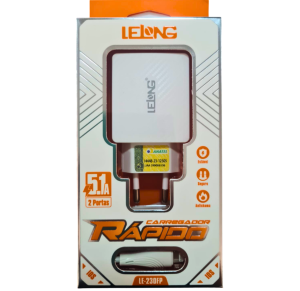 CARREGADOR TIPO C - 5.1A - LE-258FC