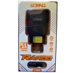 CARREGADOR IOS - 5.1A - LE-258FP