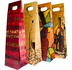 SACOLA KRAFT P/GARRAFA - 1212