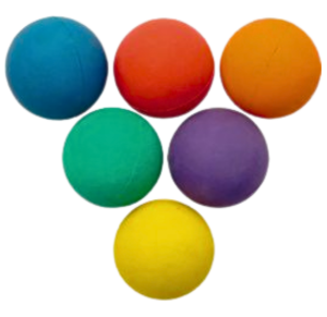 BOLA EMBORRACHADA LISA PEQUENA C/12 UNID. - 2754L
