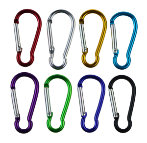 CHAVEIRO MOSQUETÃO 6CM COLOR C/12 PÇS - XC1009