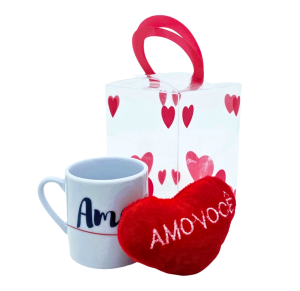 CANECA 80ML C/ CORAÇÃO - XC1010