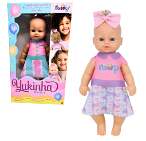 BONECA YUKINHA BABY 40,5X24,5CM - 1044