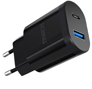 CARREGADOR 5.1A USB E TIPO C  - LE-285