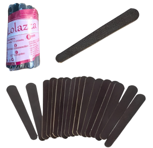 LIXA P/UNHAS 8CM PRETA C/100 UNID