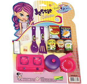 KIT COZINHA  KITCHEN JESSIE C/11 PÇS - 609