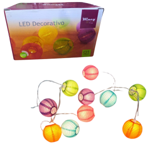 NT - PISCA LANTERNA JAPONESA AMBAR 20L C/4,75M - DEL6040Q127V