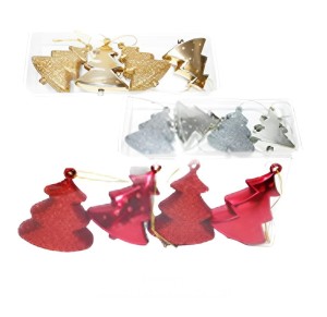 NT - ENFEITE ÁRVORE SORT. 7CM C/4PÇS - NTA7021