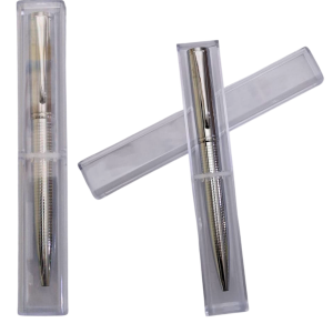 CANETA ESFEROGRAFICA PRATA C/ESTOJO - MJ21924-12