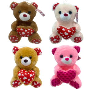 URSO DE PELUCIA C/CORAÇÃO 22CM - HW72608