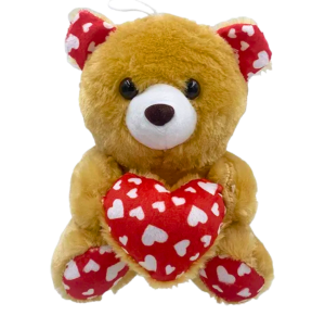 URSO DE PELUCIA C/CORAÇÃO 22CM - HW72608