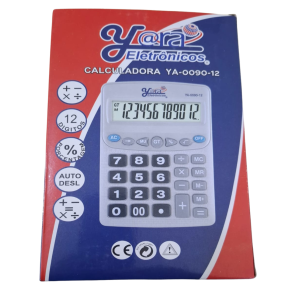 CALCULADORA 12 DIGITOS - YA-0090-12