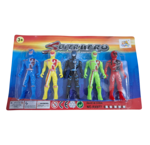 BONECO GUERREIRO C/5 PÇS - TK-AB4729