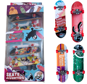 SKATE DE DEDO C/4 PÇS + ACESSORIOS - TK-AB6227