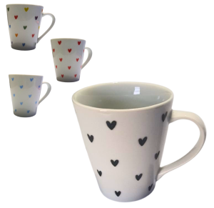 CANECA TULIPA 290ML - CORAÇÃO