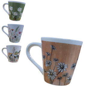 CANECA TULIPA 150ML - FLORES MARGARIDA