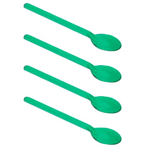 COLHER P/ DOCE VERDE CLARO C/15UNID