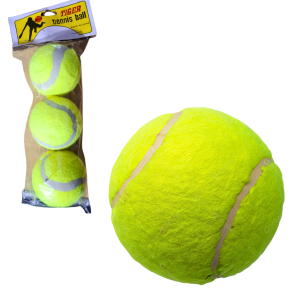 BOLA AMARELA C/3 UNID - AX15798-A