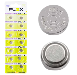 BATERIA FLEX 377/LR66/AG4 C/14 UNID - FX-LR66/AG4